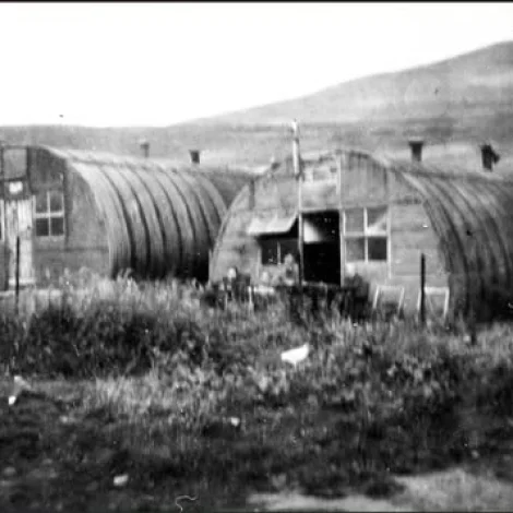 Brutu inn í hernaðarlegur í Vágum – Bretar hóttu við at leggja landminur út