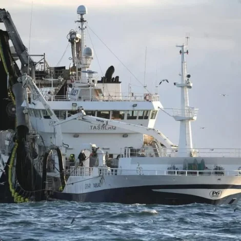 Tvey grønlendsk skip landa lodnu til Pelagos