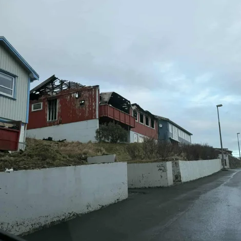 Eldur kom í døgurðan