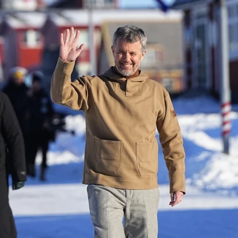 Kongur komin til Grønlands