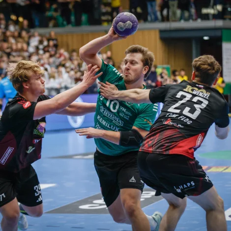 Kyndil og H71 spældu steypafinalu fyri kortum - skulu tey eisini spæla FM-finalur hetta kappingarárið? (Mynd: Jens Kr. Vang)