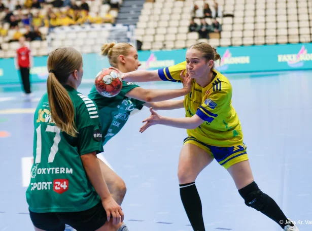 Kyndil og VÍF hittust í steypafinalunum. Í løtuni liggur tað til, at hesi eisini skulu spæla FM-finalur hjá kvinnum - men nógv kann broyast í dag (Mynd: Sverri Egholm)