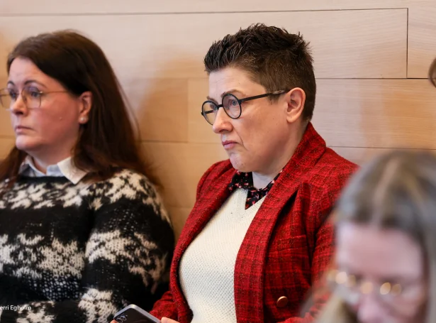 Sonja Jógvansdóttir, samskipari í Verkafólki (Mynd: Sverri Egholm)