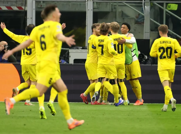 Bodø/Glimt hevur nú gjørt Rosenborg kynstrið eftir - við at vinna á San Siro - og í roynd og veru betrað tað. Í næsta umfarið kann mótsstøðuliðið eita Manchester City (Mynd: EPA)