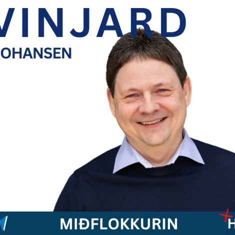 Vinjard Johansen stillar upp fyri Miðflokkin