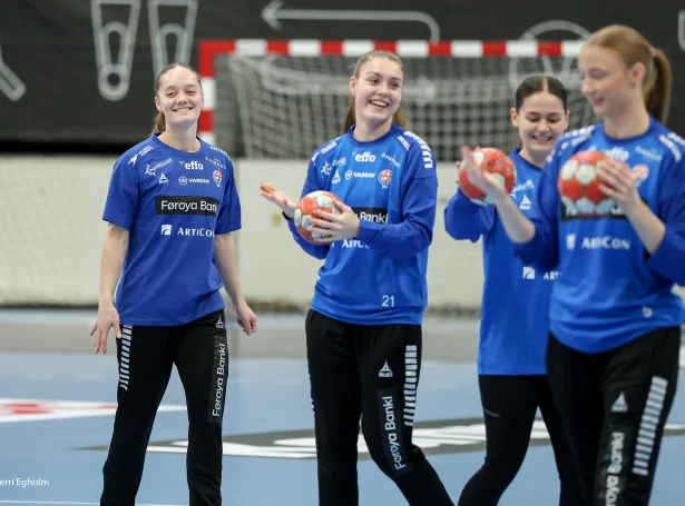 Gott lag í føroysku leguni (Mynd: Sverri Egholm)