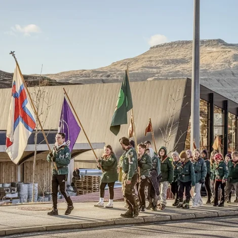 Jóngerð Guttesen heldur grækarismessurøðuna í Runavík