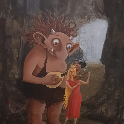 Várfólk í Listastovuni leygarkvøldið