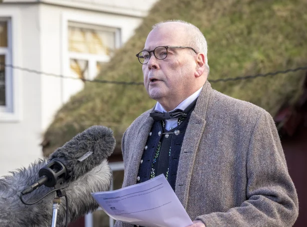 Tórbjørn Jacobsen er ein av ritsjórunum í Føroyskum Røðum (Savnsmynd: Ólavur Frederiksen/Faroephoto)