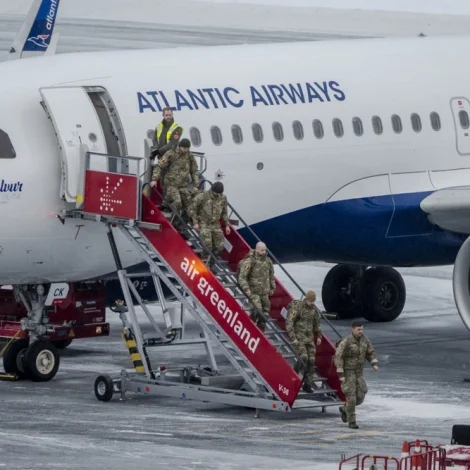Danmark fyrireikaði seg til amerikanskt álop