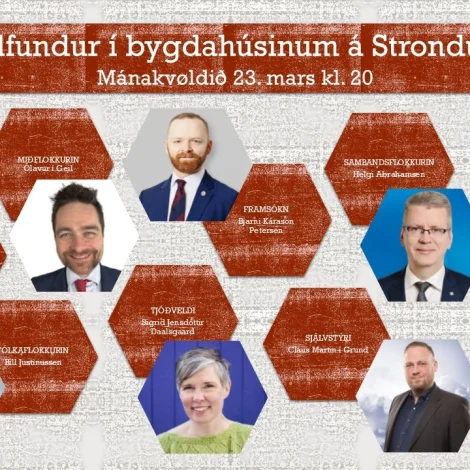 Valfundur í bygdahúsinum á Strondum