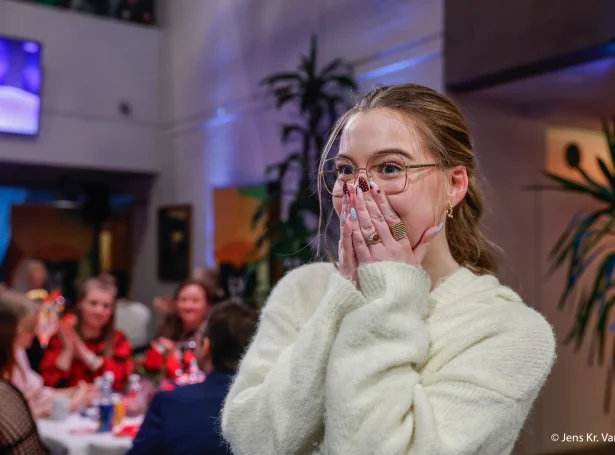 Ein ovfarin Bjørg Brynhildardóttir Egholm sum stillaði upp í politikki á fyrsta sinni - og volaði (Mynd: Jens Kr. Vang)