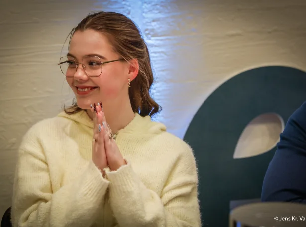 Av teimum tíggju kvinnunum, sum vórðu valdar á ting í gjár, fekk Bjørg Brynhildardóttir Egholm úr Tjóðveldi flestar atkvøður - 972 (Mynd: Jens Kr. Vang)