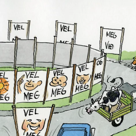 Valevni hava fýra dagar at taka plakatirnar niður