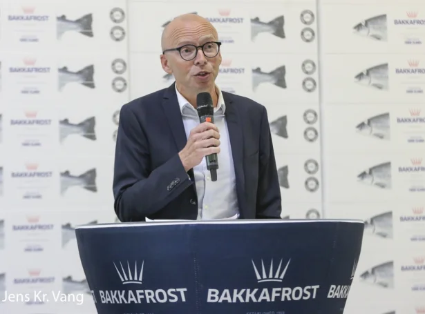 Rúni M. Hansen, nevndarformaður í Bakkafrost. Mynd Jens K. Vang