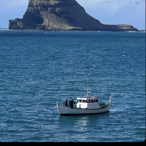 Bygdur í 1979 og flotaður fyri fyrstu ferð í dag