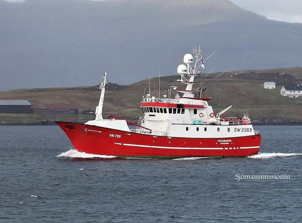 Vesturhavið hevur sett kós móti Flemish Kap (Savnsmynd: Føroyska Sjómansmissiónin)