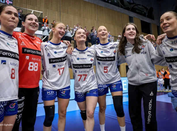 Stórur føroyskur fagnaður (Mynd: Sverri Egholm)