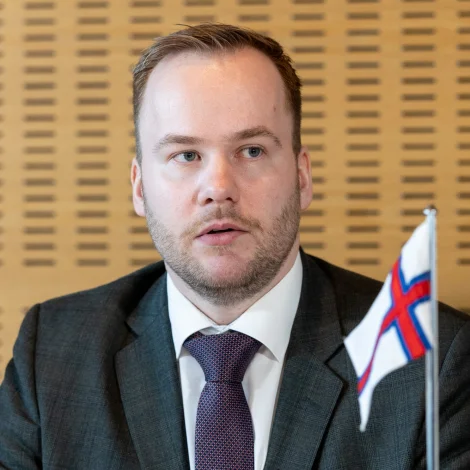 Beinir Johannesen løgmaður (Savnsmynd: Sverri Egholm)