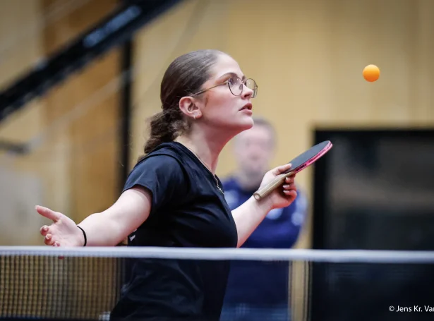 Elsa Kathrina gjørdist í apríl føroyameistari í meistaradeildini hjá kvinnum. Hon luttekur í U19-kappingini (Mynd: Jens Kr. Vang)