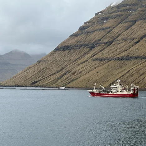 Sp/f Ango farin á svartkjaftaveiðu við Jupiter