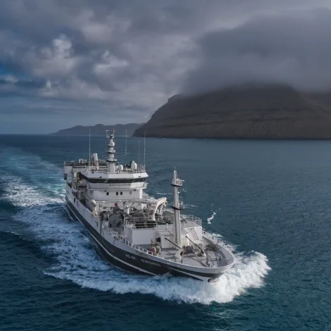 Borgarin landað svartkjaft í Fuglafirði