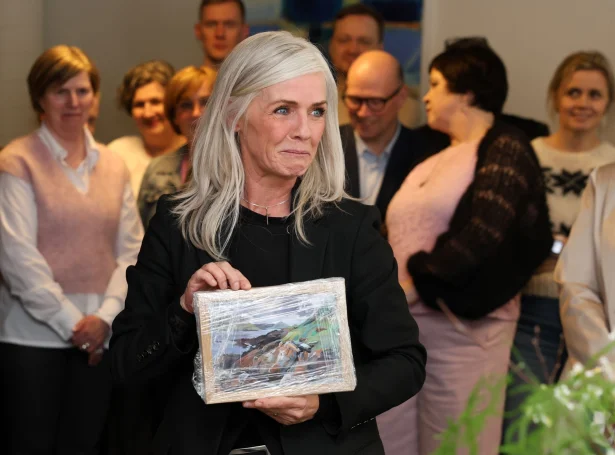 Eyðdis Hartmann Niclasen er farin til verka sum landsstýriskvinna (Mynd: Sverri Egholm)