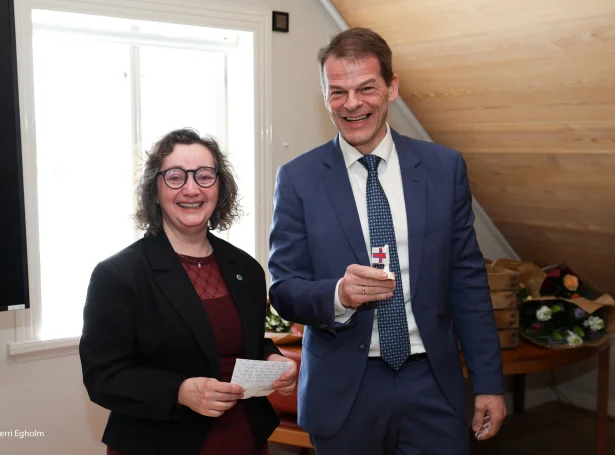 Bárður á Steig Nielsen hevur tikið yvir fyri Sirið Stenberg sum uttanríkisráðharri (Mynd: Sverri Egholm - frá móttøkuni í Tinganesi týsdagin)