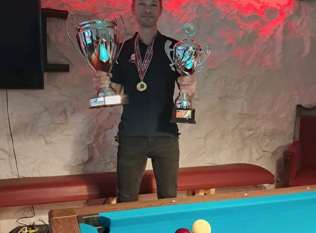 Ólavur Kjølbro úr Klaksvík nýggjur føroyameistari í billard