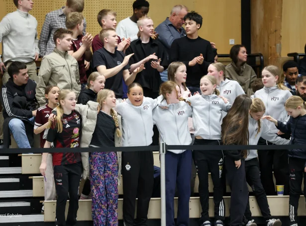 H71 vendi fyrstu finaluni og vann síðani sannførandi í finalu nummar tvey (Mynd: Sverri Egholm)