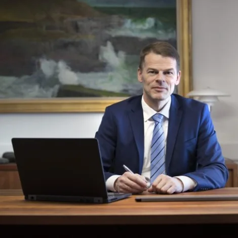 Landsstýrismaðurin á fiskvinnumessu í Barcelona