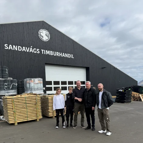 Borg keypir Sandavágs Timburhandil