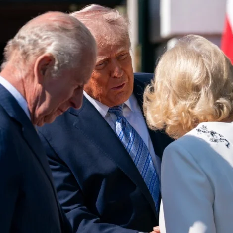 Bretsku kongshjúnini á vitjan í USA