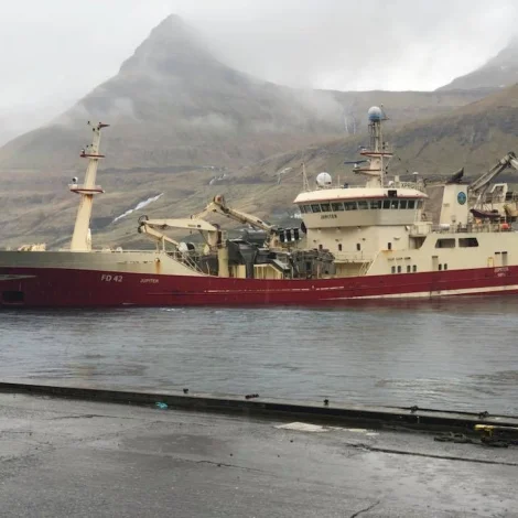 Jupiter landar í Fuglafirði