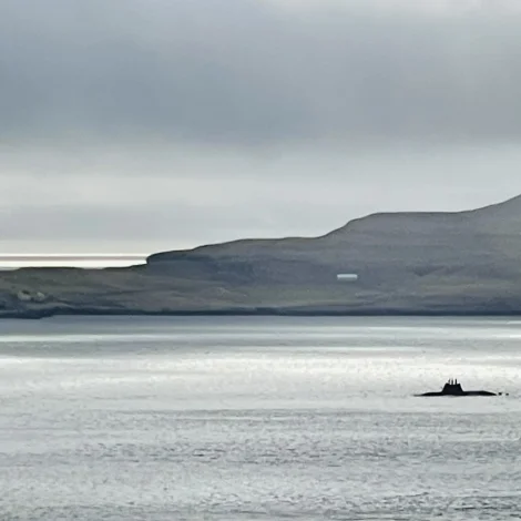 Týski kavbáturin U35 vitjar í Føroyum