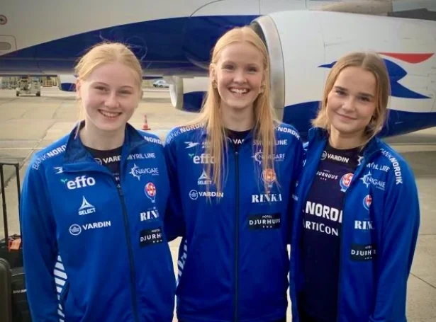 Føroyar møttu Íslandi í tveimum vinardystum í Íslandi í juni 2025. Har eydnaðist at vinna móti liðnum, sum stendur sum hægst styrkismett í okkara bólki (Mynd: Hondbóltssamband Føroya)