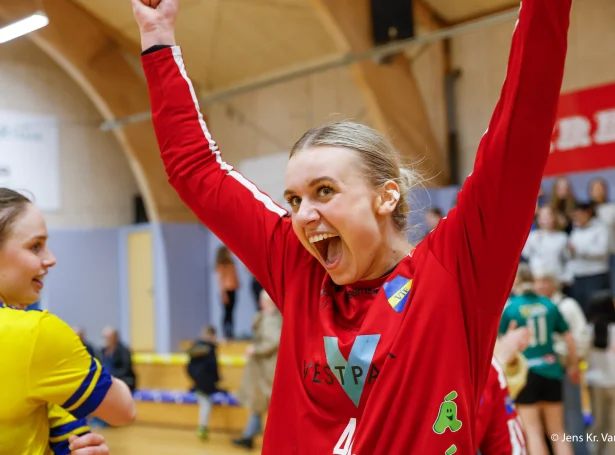 Ida Mair Nielsen sum stóð ein branddyst og millum annað bjargaði tveimum brotskøstum (Mynd: Jens Kr. Vang)