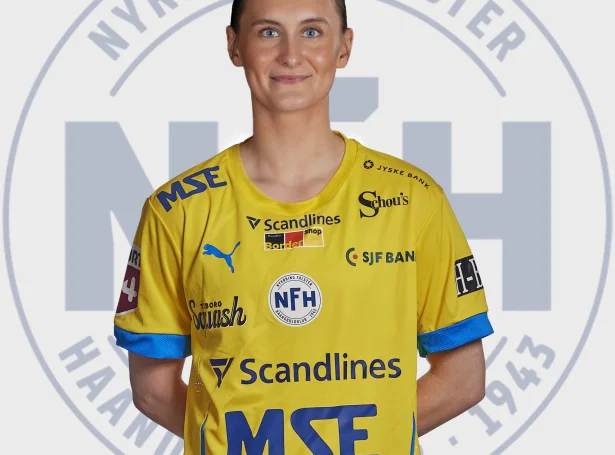 Martia Mortensen skal skjótt spæla í gulum - og hava heimavøll á Lollandi (Mynd: nfh.dk)