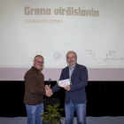 Øssur Egholm fekk grønu virðislønina og Eydnulundin í Nólsoy fekk grønu gávuna