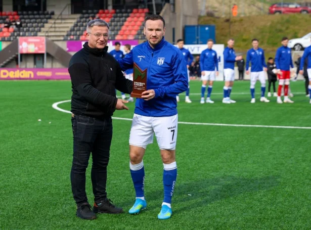 Feðgarnir báðir, Regin og Árni Frederiksberg (Mynd: Andrei Vladut Antal)
