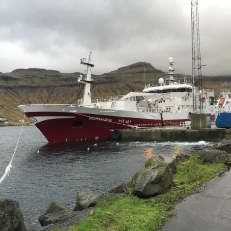 Borgarin landar í Fuglafirði