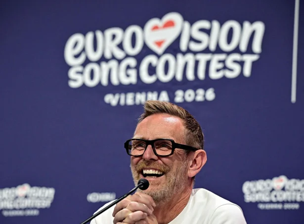 Martin Green, stjóri fyri Eurovision á tíðindafundi í Wien fríggjadagin (Mynd: Tobias Schwarz/AFP/Ritzau Scanpix)