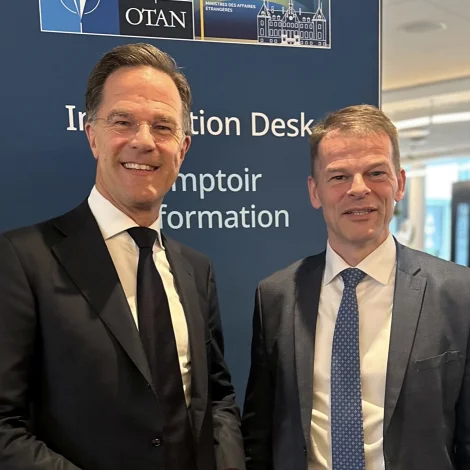 Landsstýrismaðurin hitti NATO-aðalskrivaran