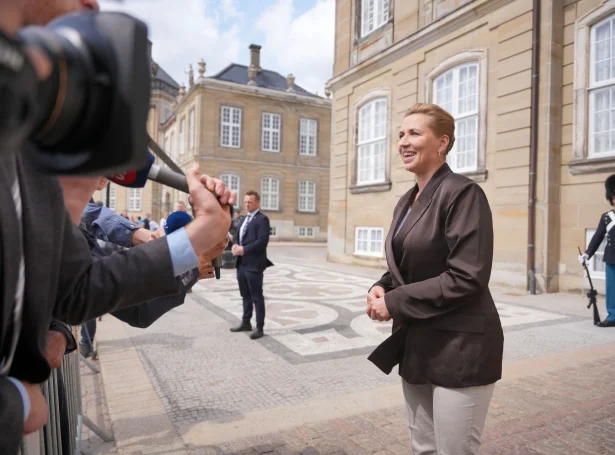 Mette Frederiksen er aftur samráðingarleiðari (Mynd: Emil Helms/Ritzau Scanpix)