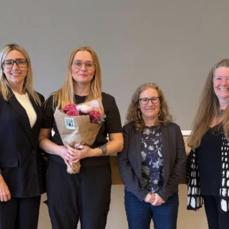 Elsa F. Helmsdal vart ph.d. um hugburð til grind sum mat