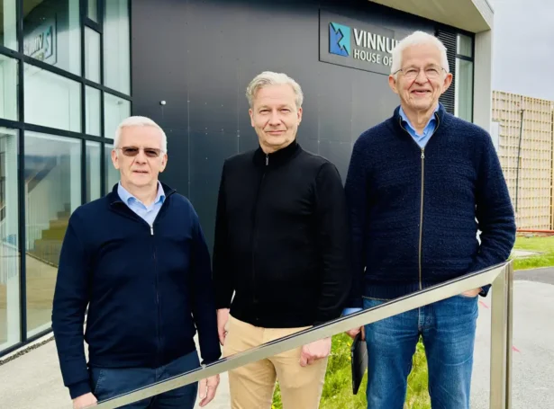 Regin Jacobsen, Hans Jákup Mikkelsen og Atli Gregersen (Mynd: Vinnuhúsið)