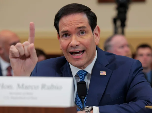 Amerikanski uttanríkismálaráðharrin, Marco Rubio (Mynd: Anna Moneymaker/AFP/Ritzau Scanpix)