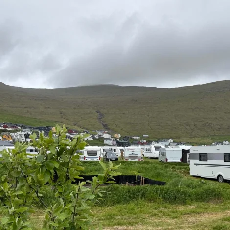 Myndir: Nógvir húsvognar komnir á festival