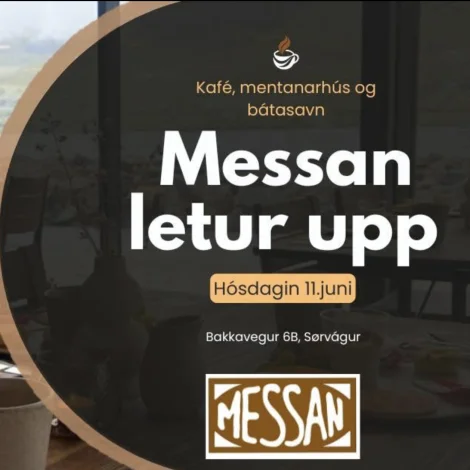 Messukaféin hevur opið á Country Festivalinum