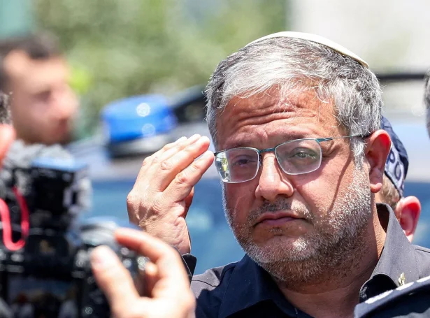 Ísraelski trygdarmálaráðharrin, Itamar Ben-Gvir (Mynd: Jack Guez/AFP/Ritzau Scanpix)